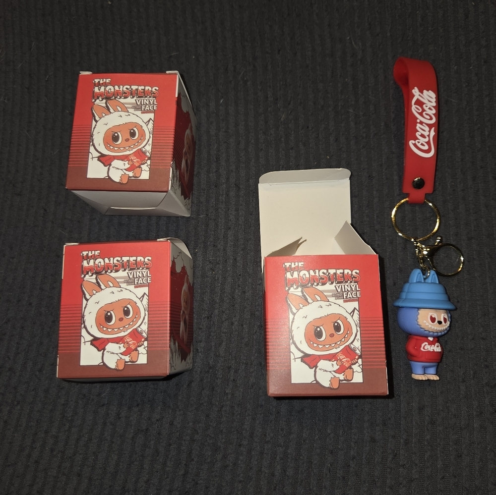 Labubu Coca-Cola The Monsters Vinyl Face Blind Box Pop Mart‎ Kids Toy